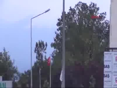 Bursa'da şiddetli rüzgar ağaçları devirdi