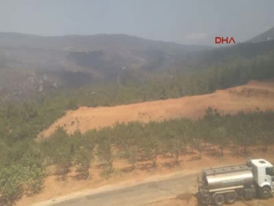İzmir'deki orman yangını 4 gündür devam ediyor