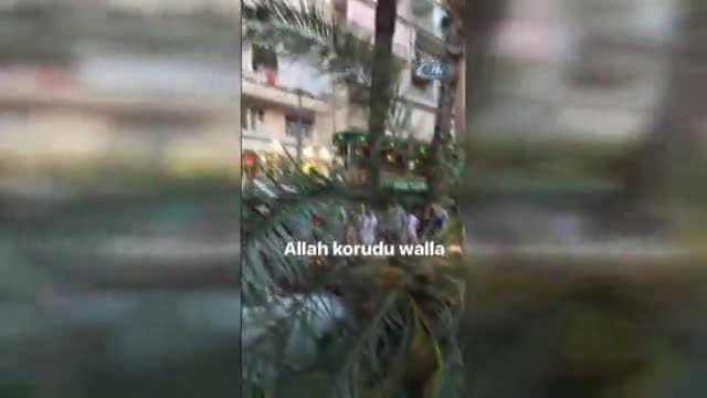 Sosyal medyadan uyarmıştı: 1 saniyeyle kurtuldu