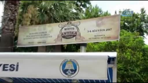 Antikalar Bursa Mudanya'da görücüye çıktı