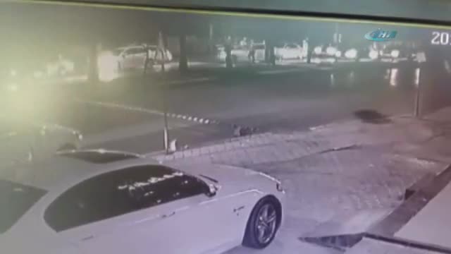 Uygulama yapan polise çarpıp kaçtı