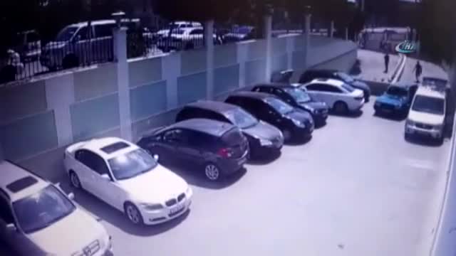 Pompalı tüfekli hastane baskını kameralara yansıdı
