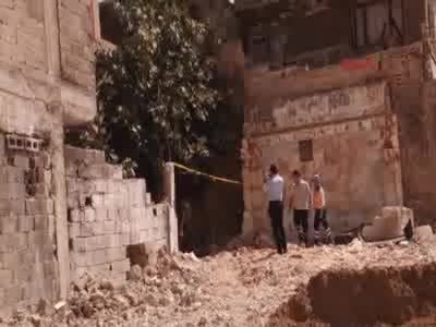 Toprağa gömülü cenin bulundu