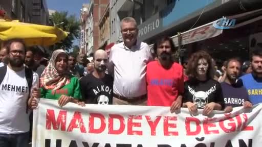 Bursa'da 'maddeye değil hayata bağlan' etkinliği düzenlendi