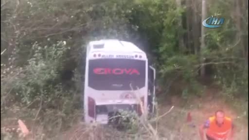 Amasya'da yolcu şarampole uçtu: 26 yaralı