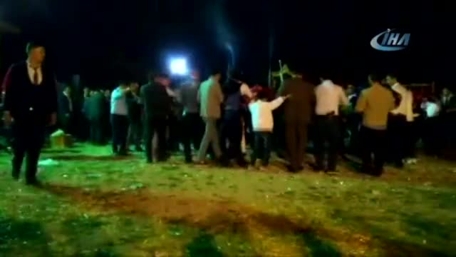 Düğünde şoke eden görüntü!