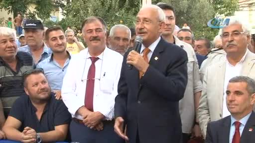 Kılıçdaroğlu, vatandaşlarla bir araya geldi