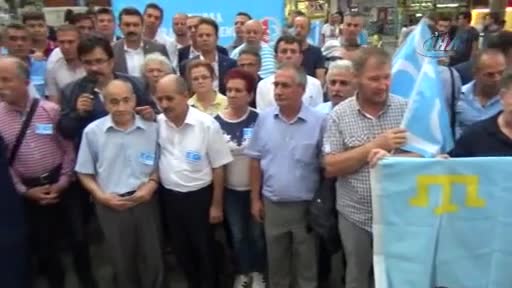 Bursa'da Kerkük için 1 saatlik oturma eylemi düzenlendi