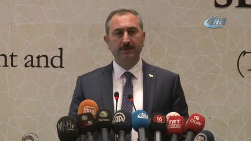 Adalet Bakanı Abdulhamit Gül Bursa'da sempozyuma katıldı