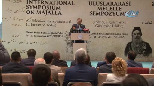 Başbakan Yardımcısı Hakan Çavuşoğlu, Bursa'da Mecelle Konferansı'na katıldı