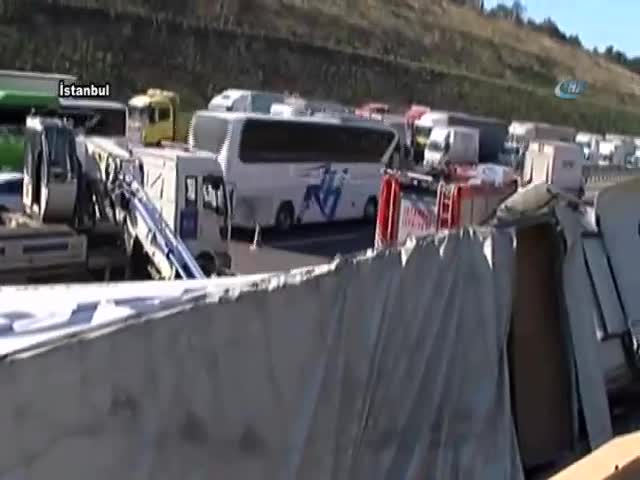 Üçüncü Köprü yolunda korkunç kaza!