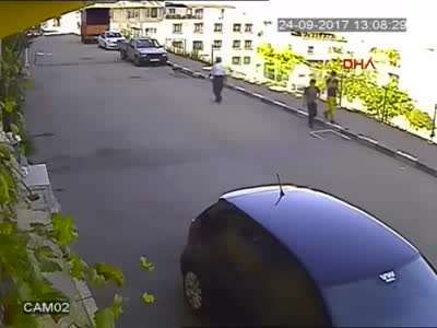 Bursa'da çocukların bisiklet hırsızlığı böyle görüntülendi