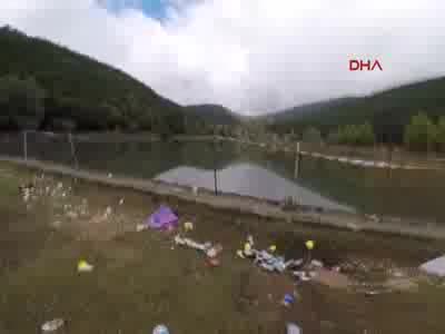 Bolu'daki bu görüntüye tepki yağıyor