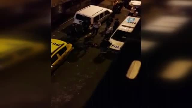 Kasaptan et çalmaya çalışan hırsızları polis vurarak yakaladı