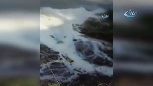 Susurluk Çayına bırakılan madde Bursa ve Balıkesir'de vatandaşları isyan ettirdi!