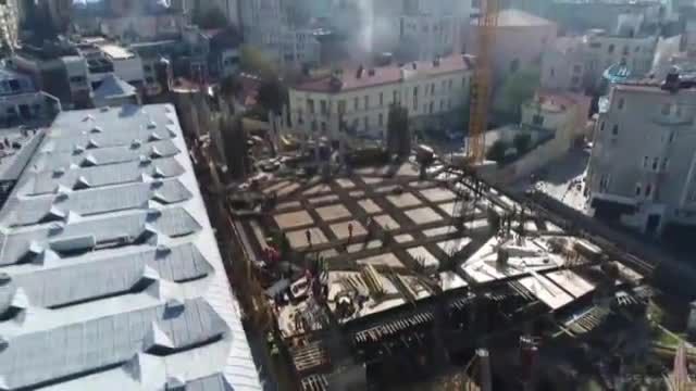Taksim Camii'nin son durumu havadan görüntülendi