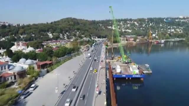 İstanbul'da tramvay projesi havadan görüntülendi