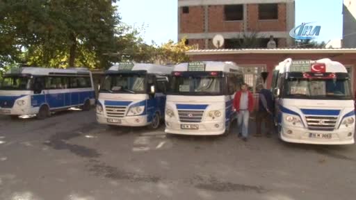 Bursa'da minibüsçüden yolcu otobüsü gibi hizmet