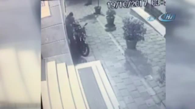 Hırsızlara zincir de dayanmadı