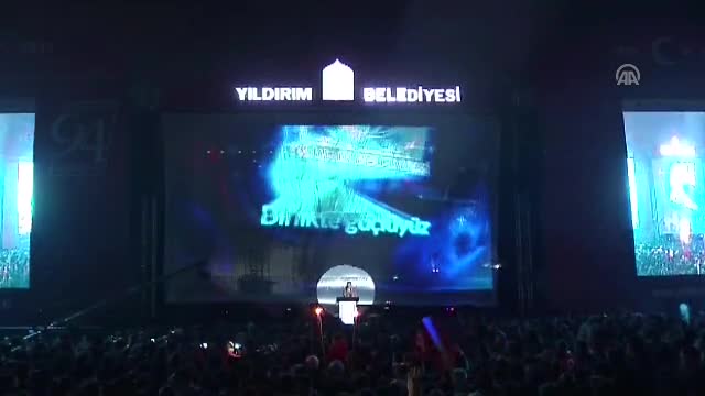 Bursa Yıldırım'da Cumhuriyet Bayramı kutlaması