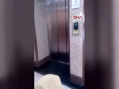 Asansörle çöp taşınıp, hastaların bekletilmesine tepki