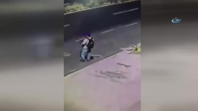 Çukur genç adamı böyle yuttu