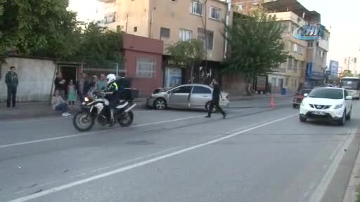 Radarı görünce kaza yaptı! Şoka girdi