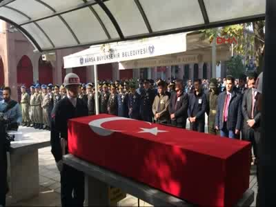 Bursa şehidini sonsuzluğa uğurladı!
