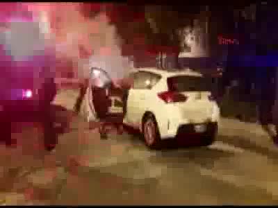 Polis müdürünün arabasını yaktı!