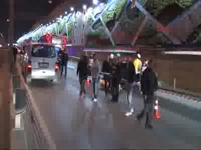 E-5'e uçan sürücü hayatını kaybetti -2