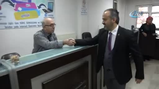 Aktaş, Bursa İnegöl Belediyesi personeliyle vedalaştı