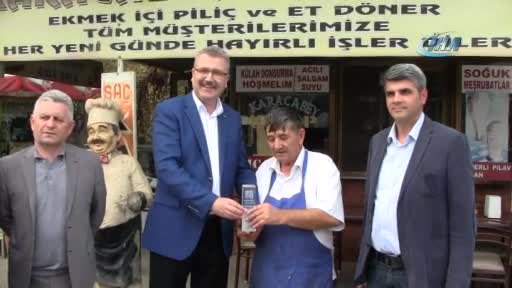 Bursa'da 50 yıllık sanayi esnafına ödül