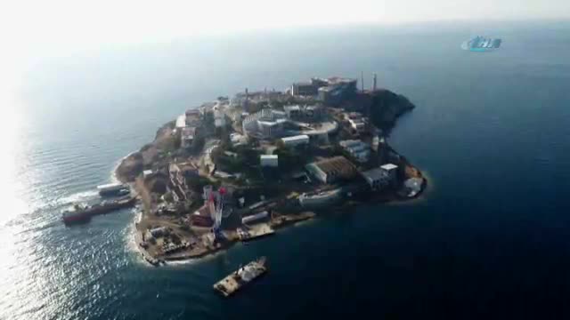 Yassıada'nın son hali havadan görüntülendi