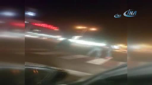 Bursa'da kırmızı ışıkta birdirbir oynadılar