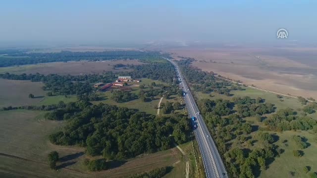 Bursa'da Arap ve İngiliz atlarını karayolu ayırıyor