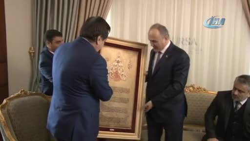 Başbakan Yardımcısı Çavuşoğlu ve Bakan Özlü Bursa'da