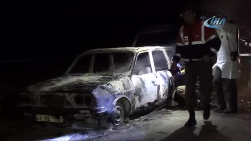 Köy yolunda şoke eden olay! Yanmış halde bulundular...