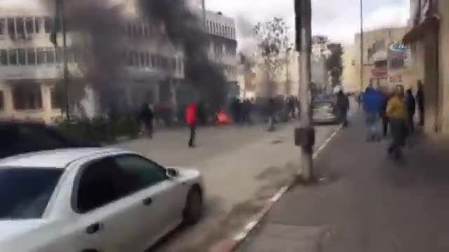 İsrail'de Filistinli göstericilere müdahale: 30 yaralı