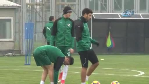 Bursaspor'da Trabzonspor maçı hazırlıkları sürüyor