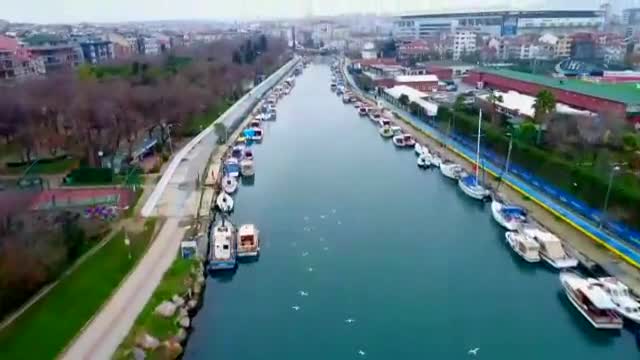 Kurbağalıdere Köprüsü'nın yıkımı havadan görüntülendi