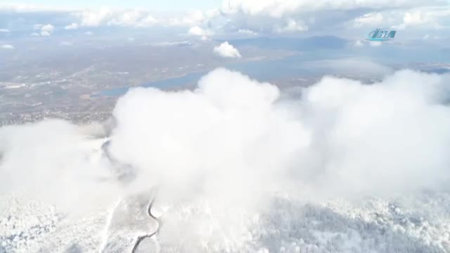 Kartepe'nin eşsiz doğası havadan görüntülendi