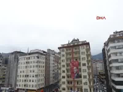 Rize'de büyük tehlike! "Binalar kendiliğinden çökebilir"