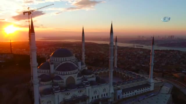 Yüzde 90'ı bitti: Çamlıca Camii havadan görüntülendi