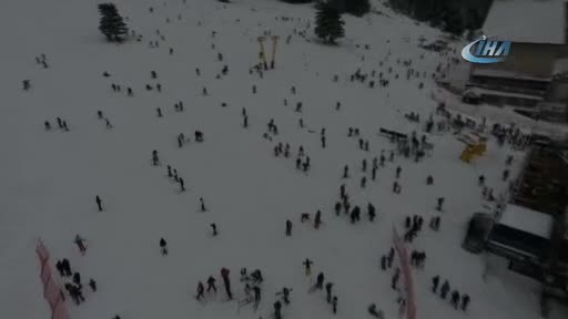 Bursa Uludağ'da kayak kazası!