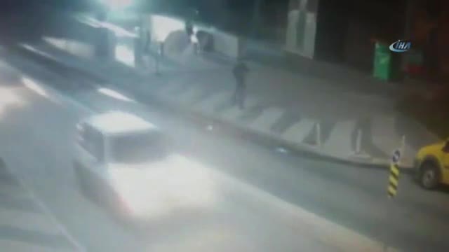 İstanbul Maslak'taki feci kaza kamerada
