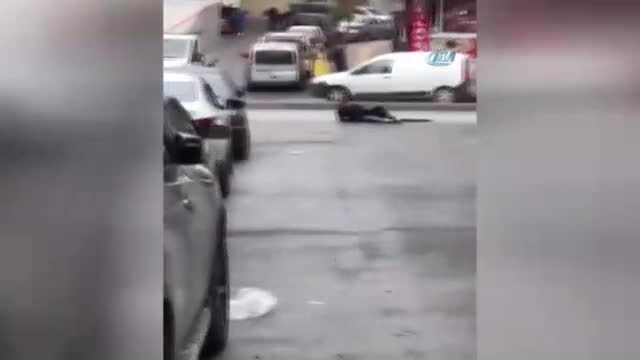 Soygunun ardından sıcak görüntüler