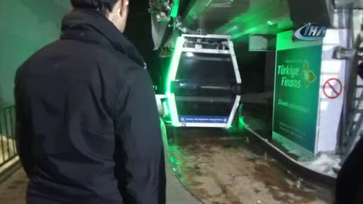 Çavuşoğlu ve Eroğlu'nun Bursa'da teleferik keyfi