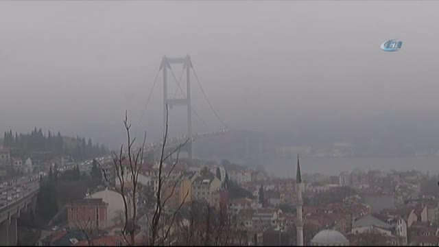 İstanbul'dan sis manzaraları