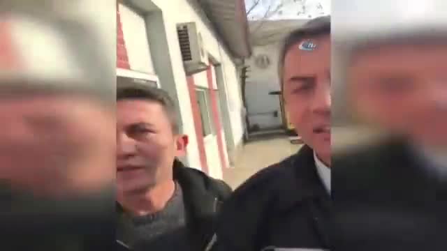 Karakolda darp kamerada