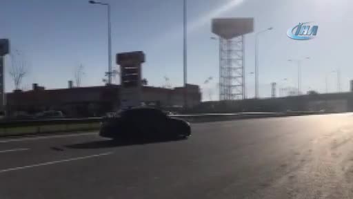 Bursa'da trafikte tehlikeli hareketler yaptı, o anları arkadaşına kaydettirdi